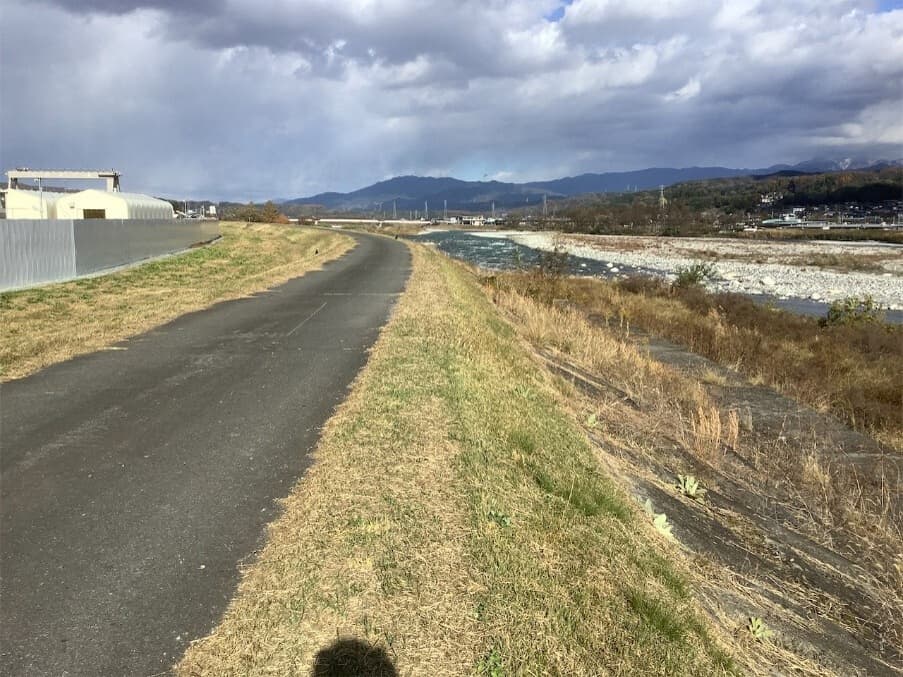 右岸堤防の画像